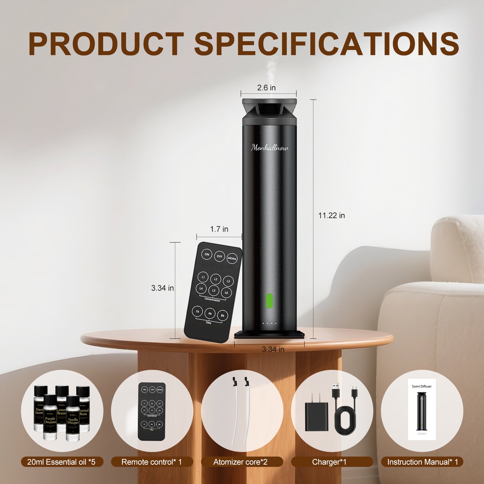 Waterless Scent Diffuser Starter Kit