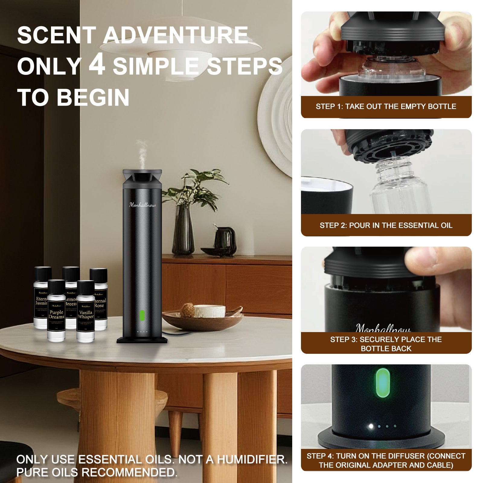 Waterless Scent Diffuser Starter Kit